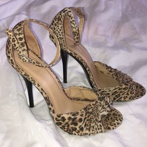 Perfect condition leopard print stilettos